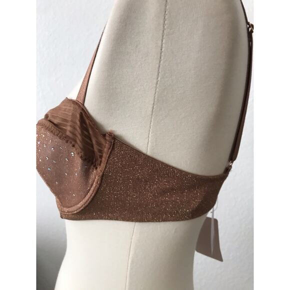 Fenty X Savage Garden of Eden Lingerie Nude Freckle Underwire Bra - Picture 4 of 5